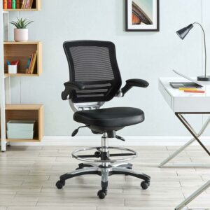 Black Edge Drafting Stool