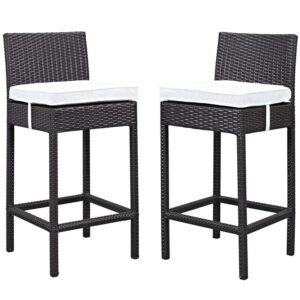 Modway Lift Outdoor Patio Bar Stool Set of 2