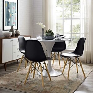 Pyramid Dining Side Chair Black