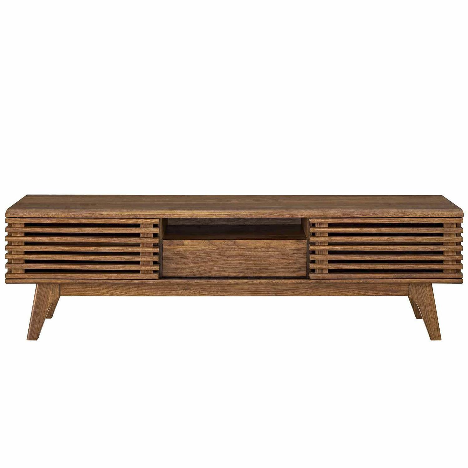 Modway Render 59" TV Stand in Walnut - Image 5