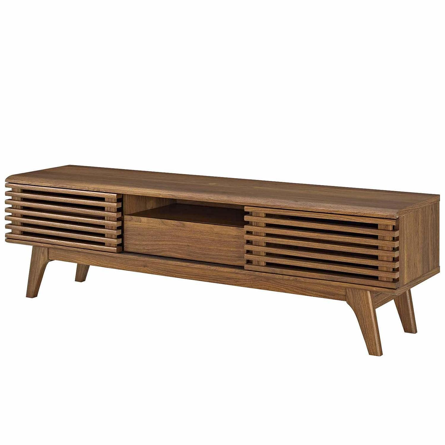 Modway Render 59" TV Stand in Walnut - Image 2