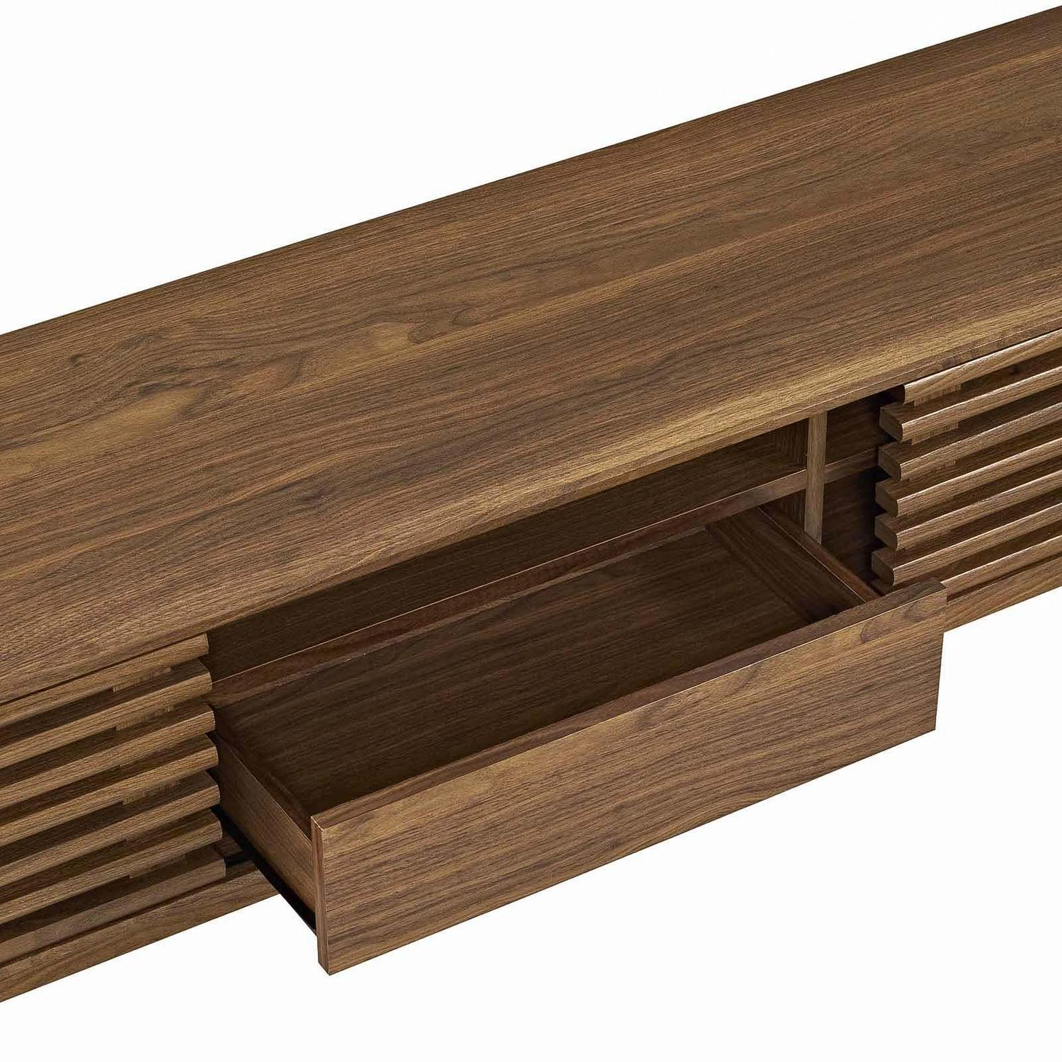 Modway Render 59" TV Stand in Walnut - Image 6
