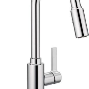 Moen 7882 Genta LX Chrome Single-Handle Pulldown Kitchen Faucet