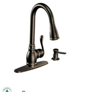 Moen Anabelle One Handle Bronze Pull-Down Kitchen Faucet