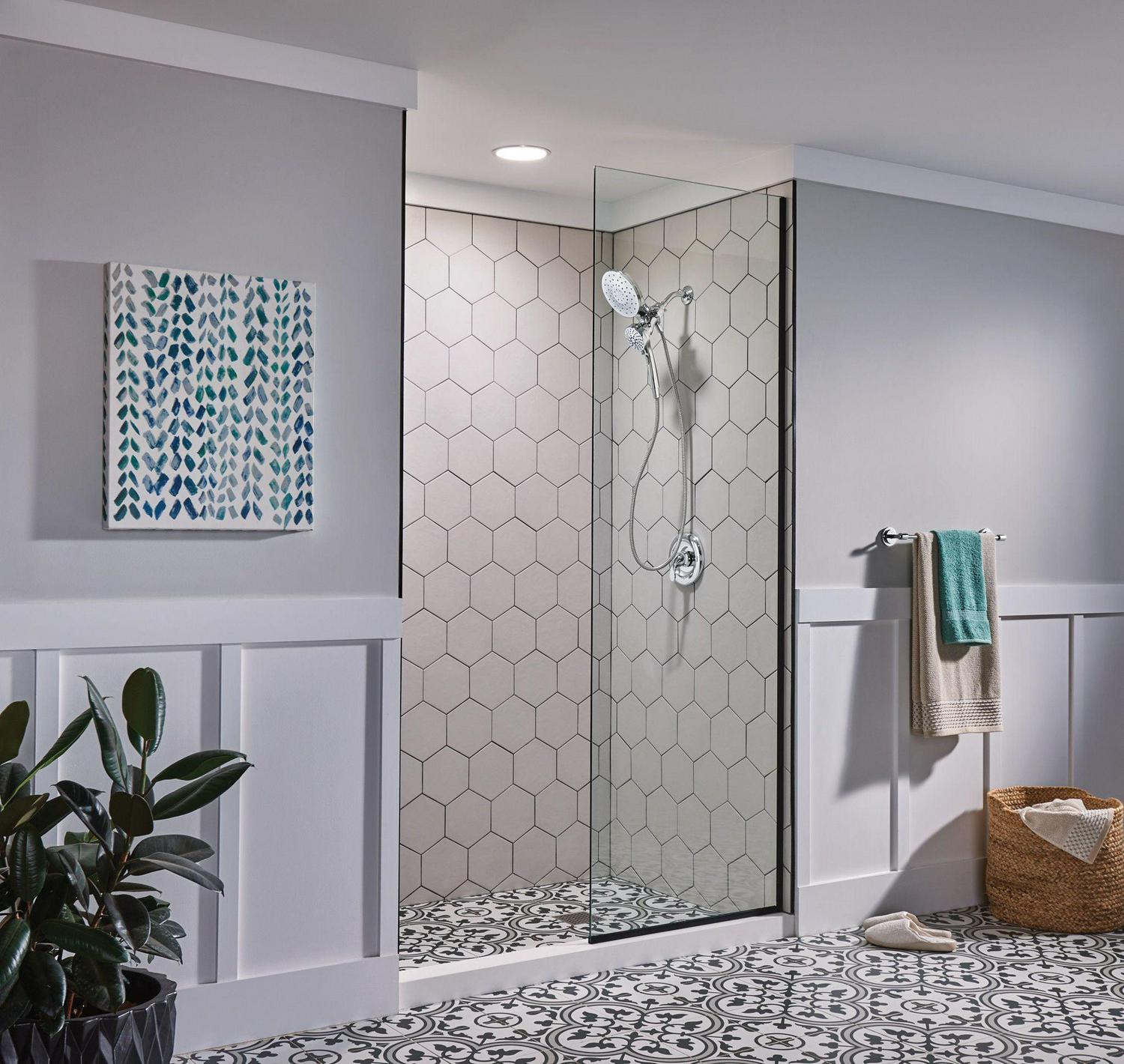 Moen Engage Magnetix Chrome Six-Function Handheld Shower with Magnetic Docking System, 26010 - Image 8