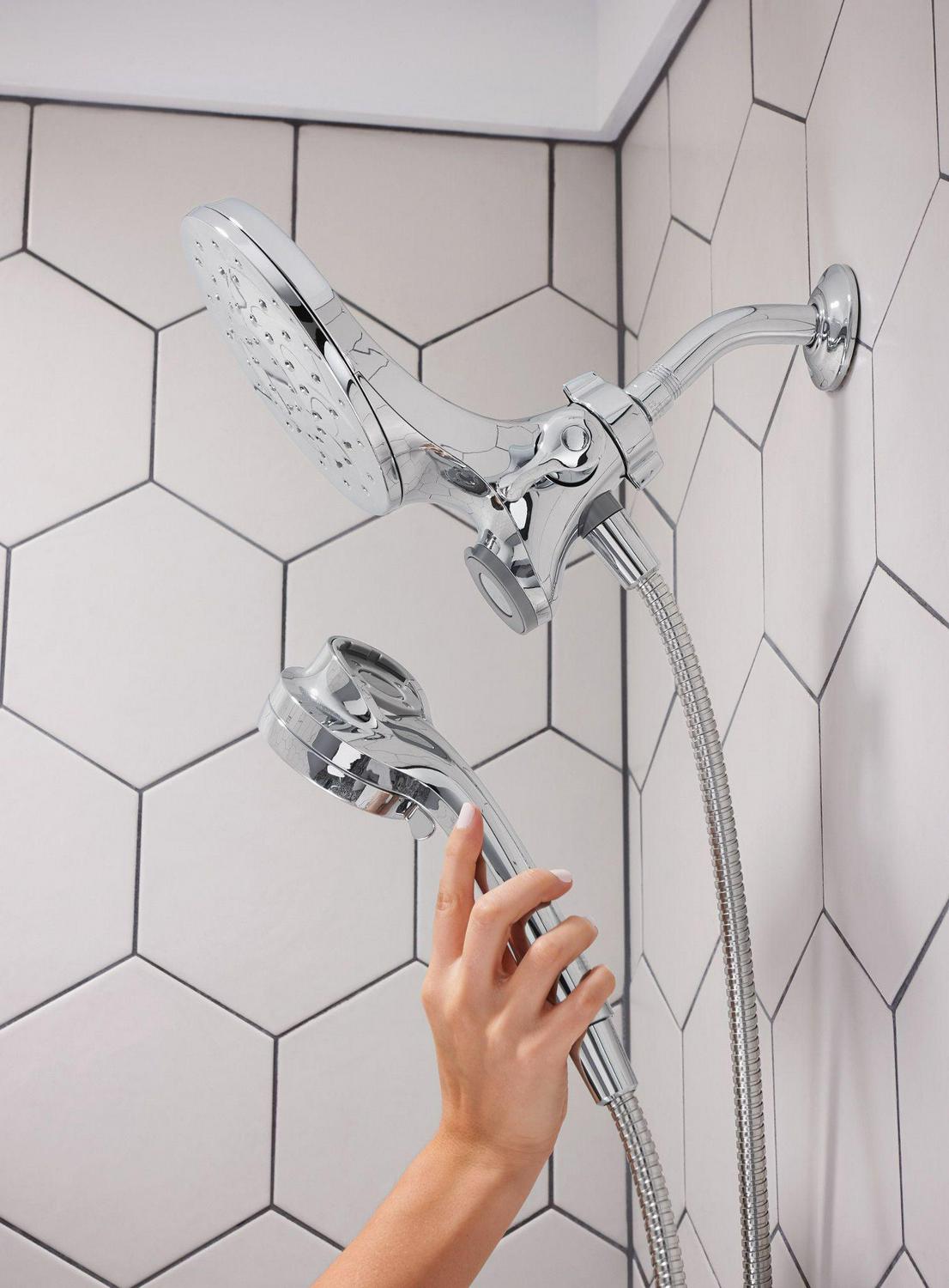 Moen Engage Magnetix Chrome Six-Function Handheld Shower with Magnetic Docking System, 26010 - Image 14