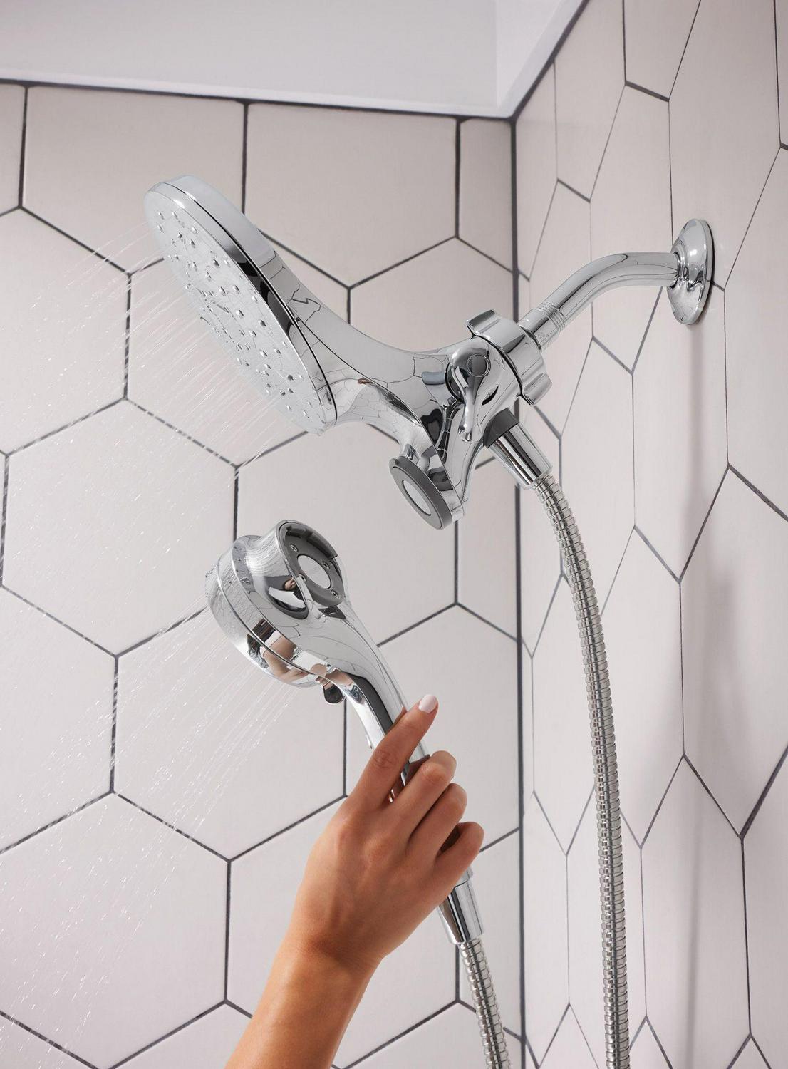 Moen Engage Magnetix Chrome Six-Function Handheld Shower with Magnetic Docking System, 26010 - Image 4