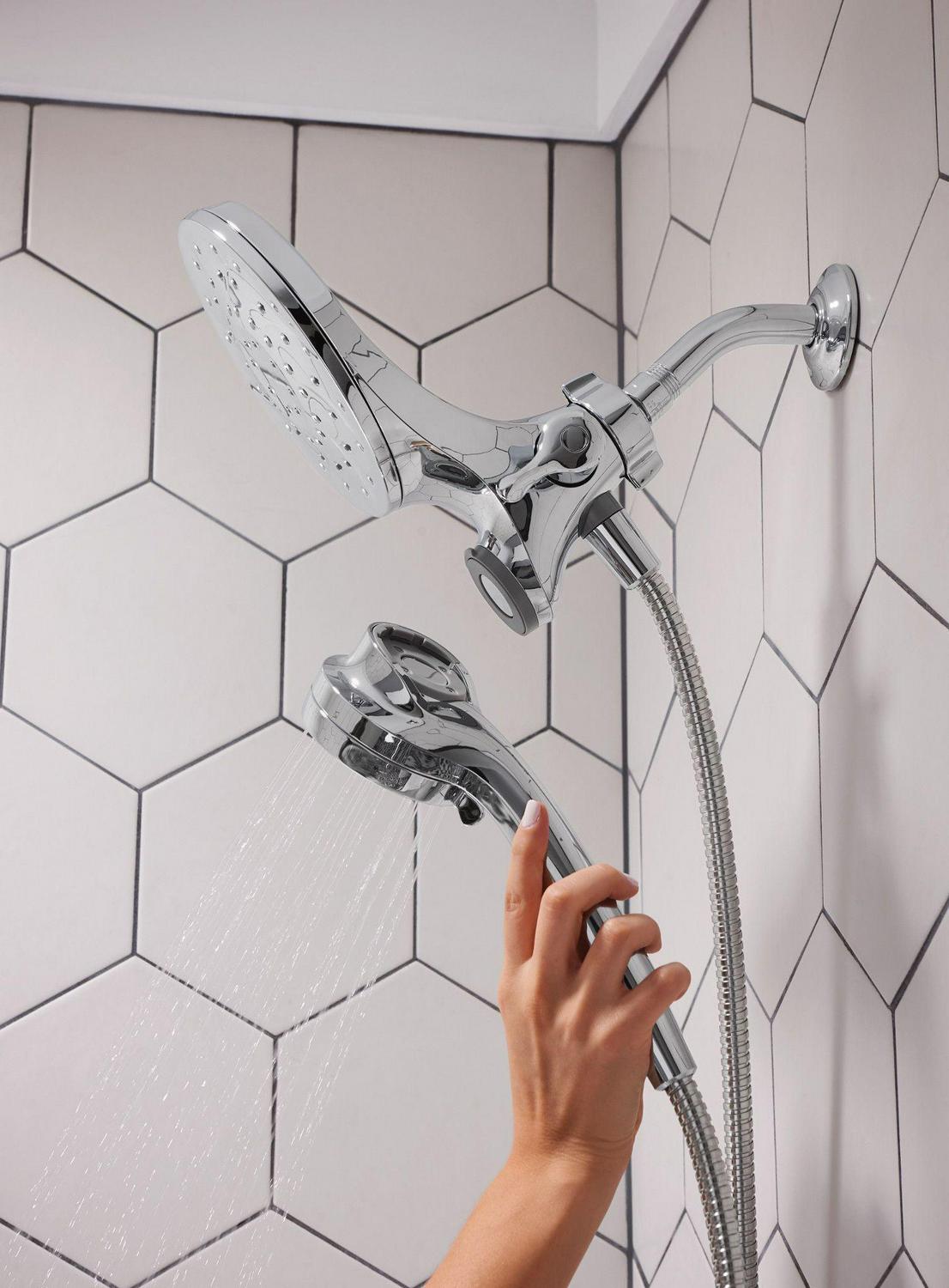 Moen Engage Magnetix Chrome Six-Function Handheld Shower with Magnetic Docking System, 26010 - Image 9
