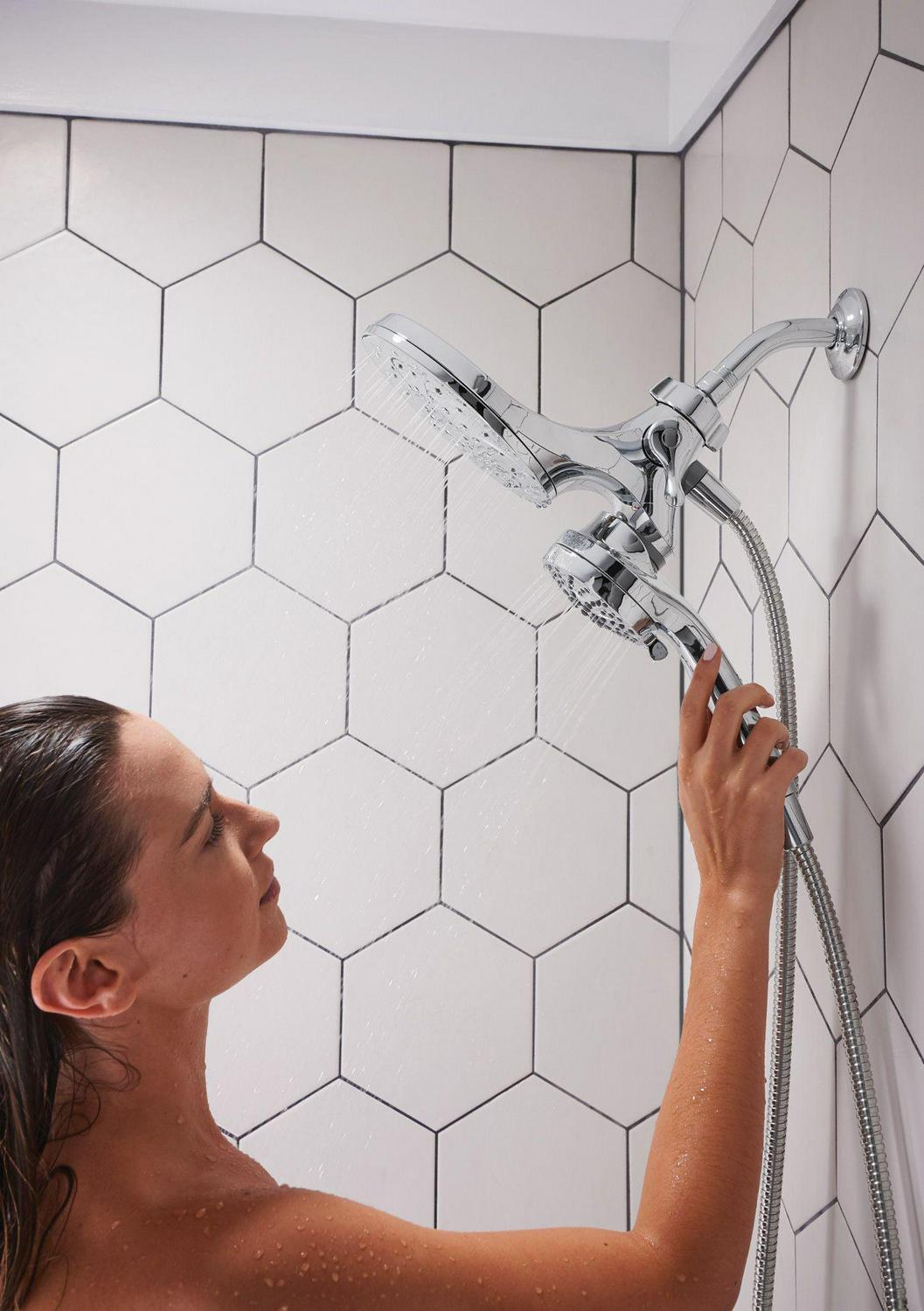 Moen Engage Magnetix Chrome Six-Function Handheld Shower with Magnetic Docking System, 26010 - Image 15