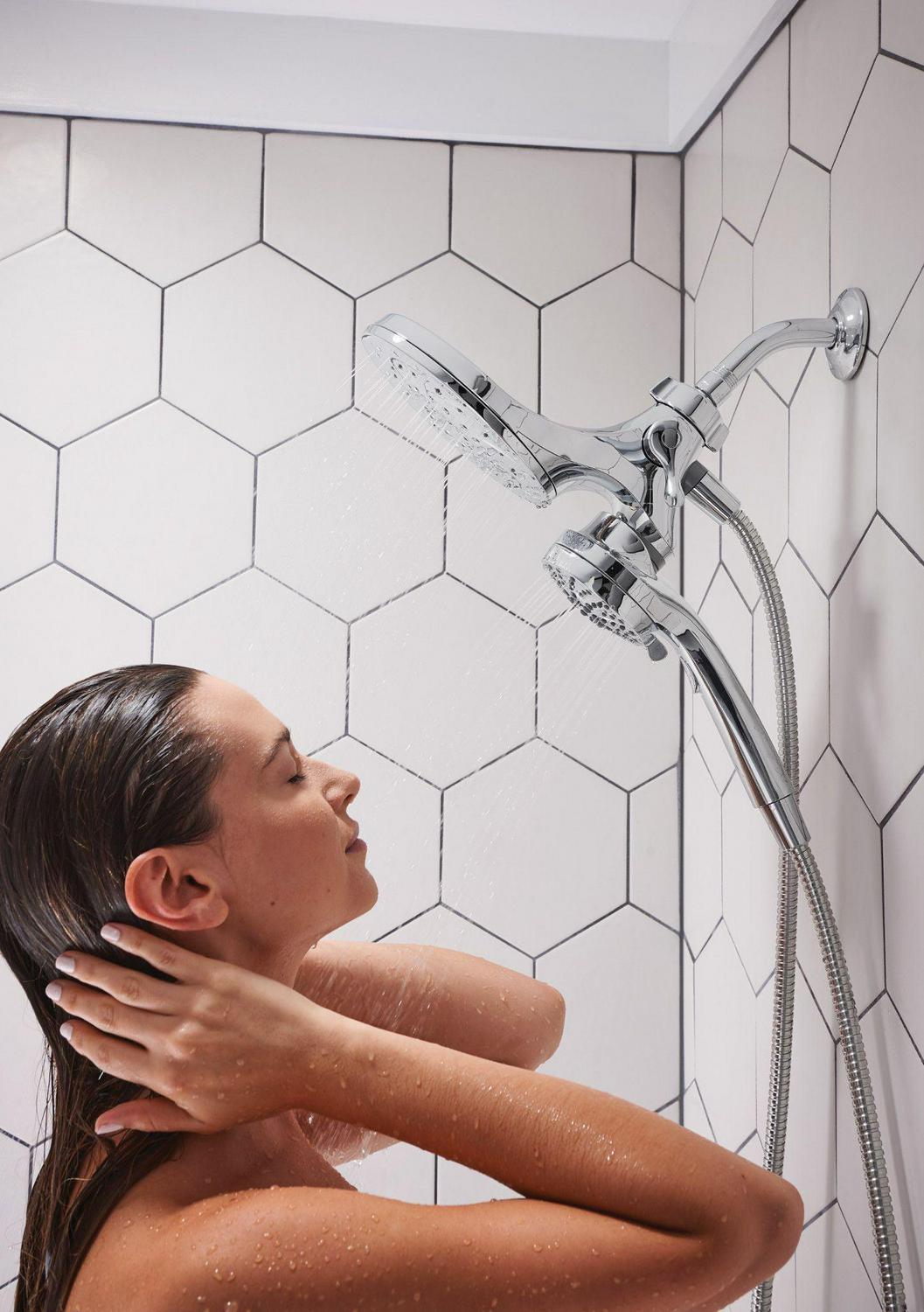 Moen Engage Magnetix Chrome Six-Function Handheld Shower with Magnetic Docking System, 26010 - Image 6