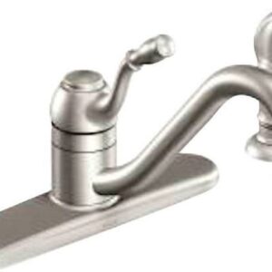 Moen Lindley One-Handle Low Arc Kitchen Faucet with Side Sprayer