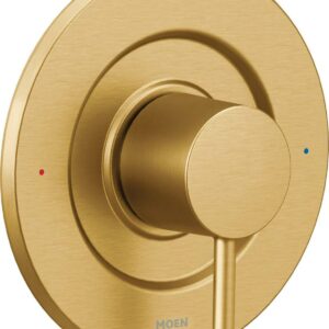 Moen T2191BG Align Posi-Temp Pressure Balancing Modern Tub and Shower Valve Trim Kit, Valve Required, Brushed Gold
