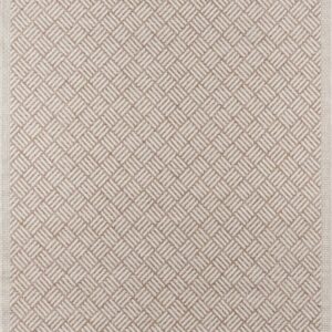 Momeni Como Polypropylene Machine Made Tan Indoor Outdoor Rug 5' X 7'6"
