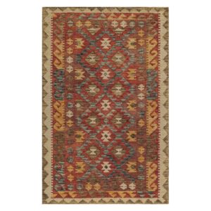Momeni Casual Rectangle Area Rug, Red, 5' X 8'