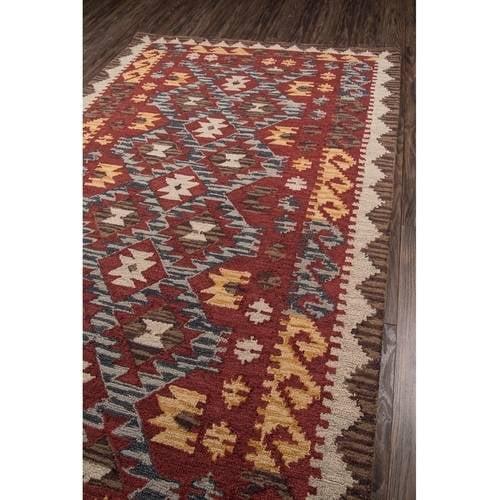 Momeni Casual Rectangle Area Rug, Red, 5' X 8' - Image 3