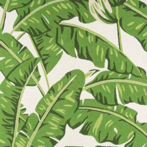 Momeni Veranda Polypropylene Hand Hooked Green Indoor Outdoor Rug 3'9" X 5'9"