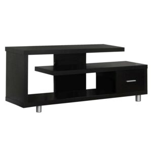 Tv Stand, 60 Inch, Console, Media Entertainment Center, Storage Cabinet, Living Room, Bedroom, Laminate, Brown, Contemporary, Modern