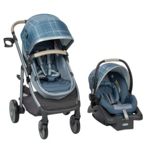 Monbebe 6-in-1 Modular Travel System, Plaid, Infant & Toddler, Unisex
