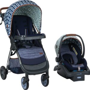 Monbebe Blaze Travel System All-Terrain Stroller with Infant Car Seat, Boho