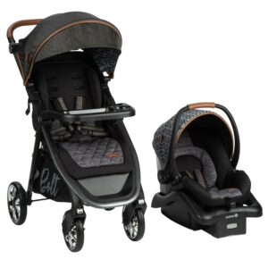 Monbebe Travel System Stroller with Rear-Facing Infant Car Seat, Urban Boho, Infant & Toddler, Unisex