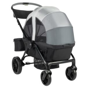 Monbebe Everyday Outings Wagon Stroller, Cobblestone Grey, Toddler, Unisex