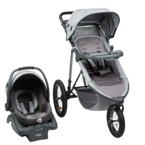 Monbebe Rebel II All in One Travel System Stroller with Rear-Facing Infant Car Seat, Soho