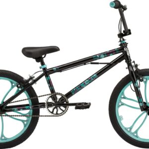 Mongoose Craze Freestyle BMX Bike, 20" Mag wheels, 4 Freestyle Pegs, ages 6 and up, Black, girls, boys