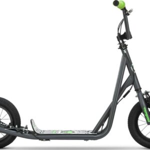 Mongoose Expo Scooter, 12-inch wheels, ages 6 and up, grey