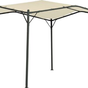 ShelterLogic Monterey 12x12 Canopy Gazebo Portable Shade Solution Backyards, Patios, Pools, Cream