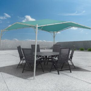 ShelterLogic Monterey 12x12 Canopy Gazebo Portable Shade Solution Backyards, Patios, Pools, Teal