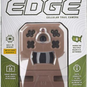 Moultrie Edge Cellular Trail Camera - 33MP - 720p Video - Nationwide 4G LTE - HD Video-Audio - Built in Memory - Cloud Storage
