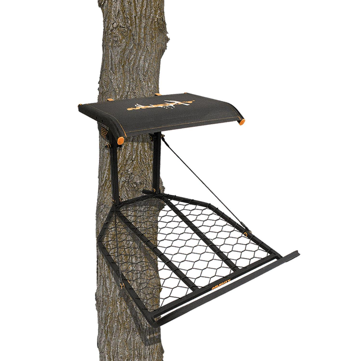 Muddy Boss Xl Hang-on Treestand with Flex-Tek Flip up Seat