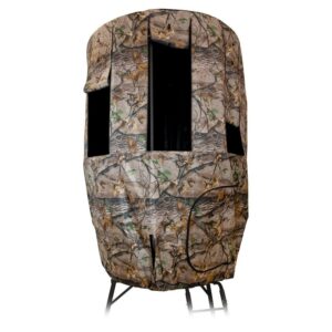 Muddy 90.00 x 50.00 x 84.00'' Liberty Tripod Stand Hunting Blind Enclosure with 8 Zippered Windows