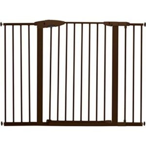 Munchkin® Easy Close XL™ Pressure Mounted Metal Baby Gate for Stairs, Hallways and Doors, Bronze