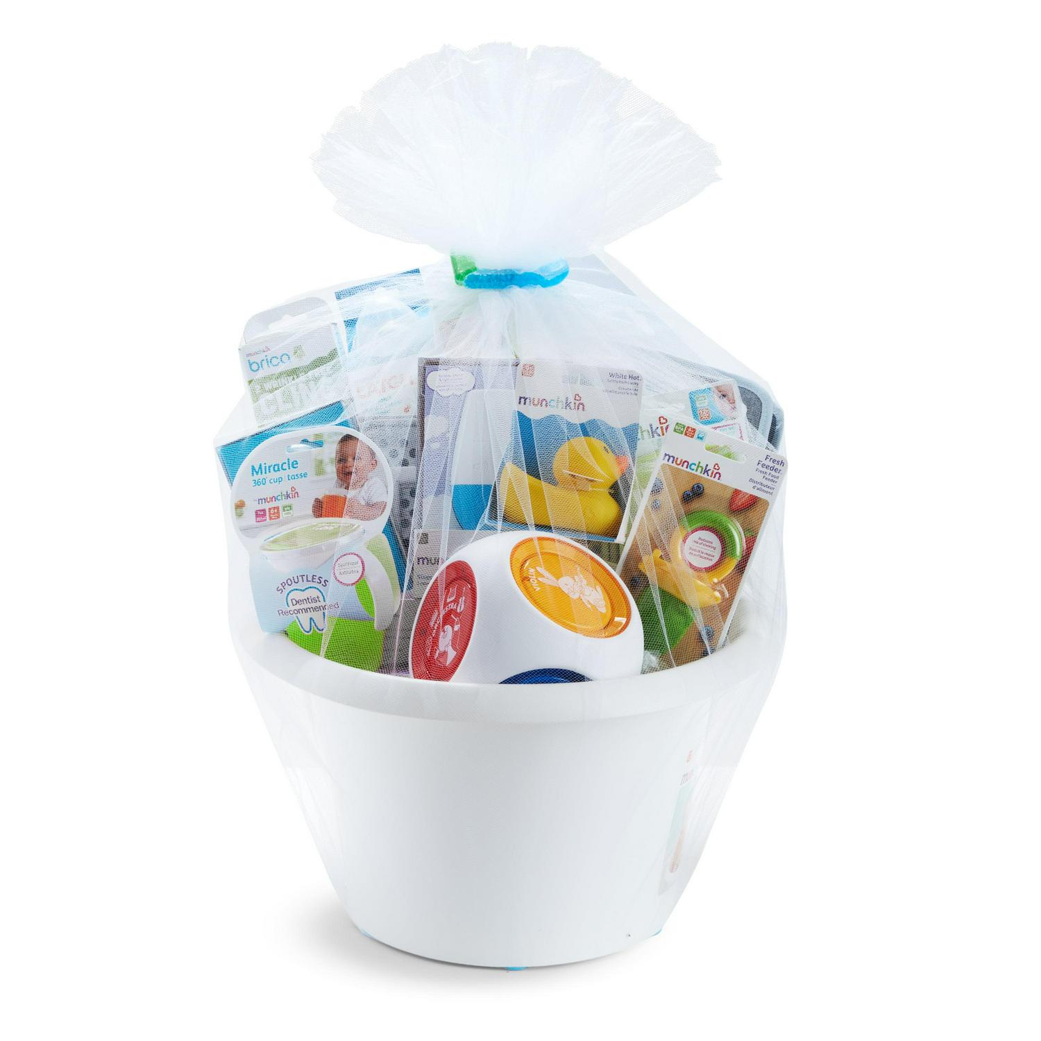 Munchkin® VIB Baby Gift Basket, Great for Baby Showers, Includes 20 Baby Products, Neutral, Unisex - Image 2