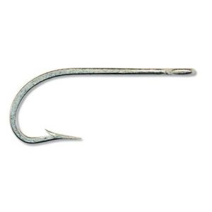 Mustad 34081 O'Shaughnessy Large Ring, Forged Classic Hook - Duratin - 100 Per Pack