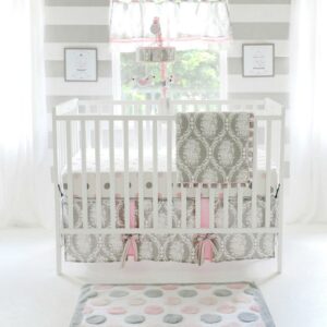 My Baby Sam Olivia Rose 3 Piece Crib Bedding Set