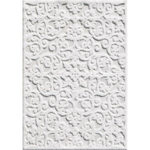 My Texas House Elaine 5' X 7' Natural Floral Outdoor Rug