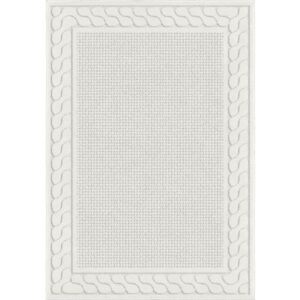 My Texas House Picket Fences 5'2" X 7'6" Natural Outdoor Area Rug