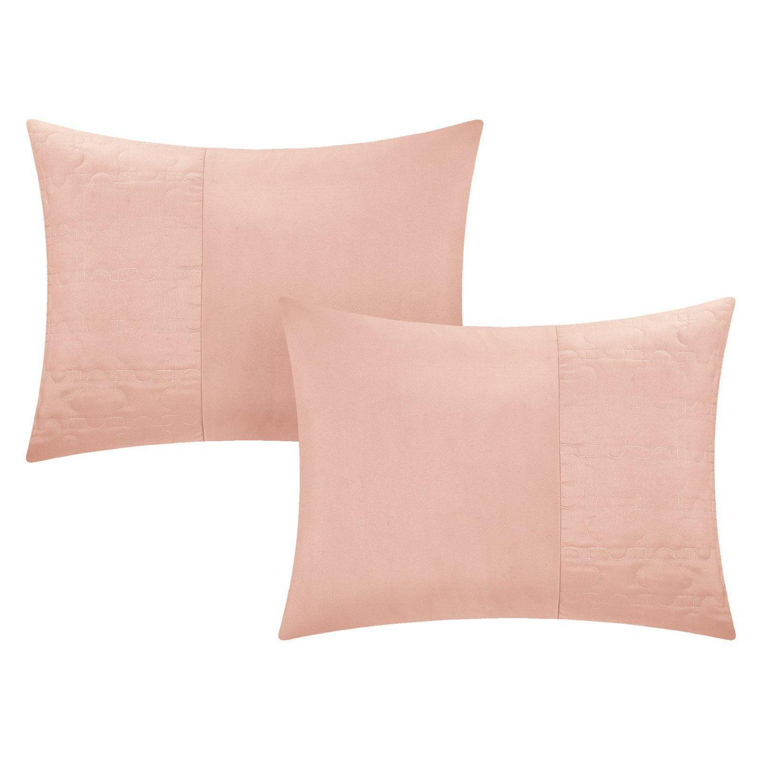 Mykonos 20 Piece Comforter Set Embossed Bedding - Sheets Window Treatments Decorative Pillows Shams Bed Skirt Included - Image 3