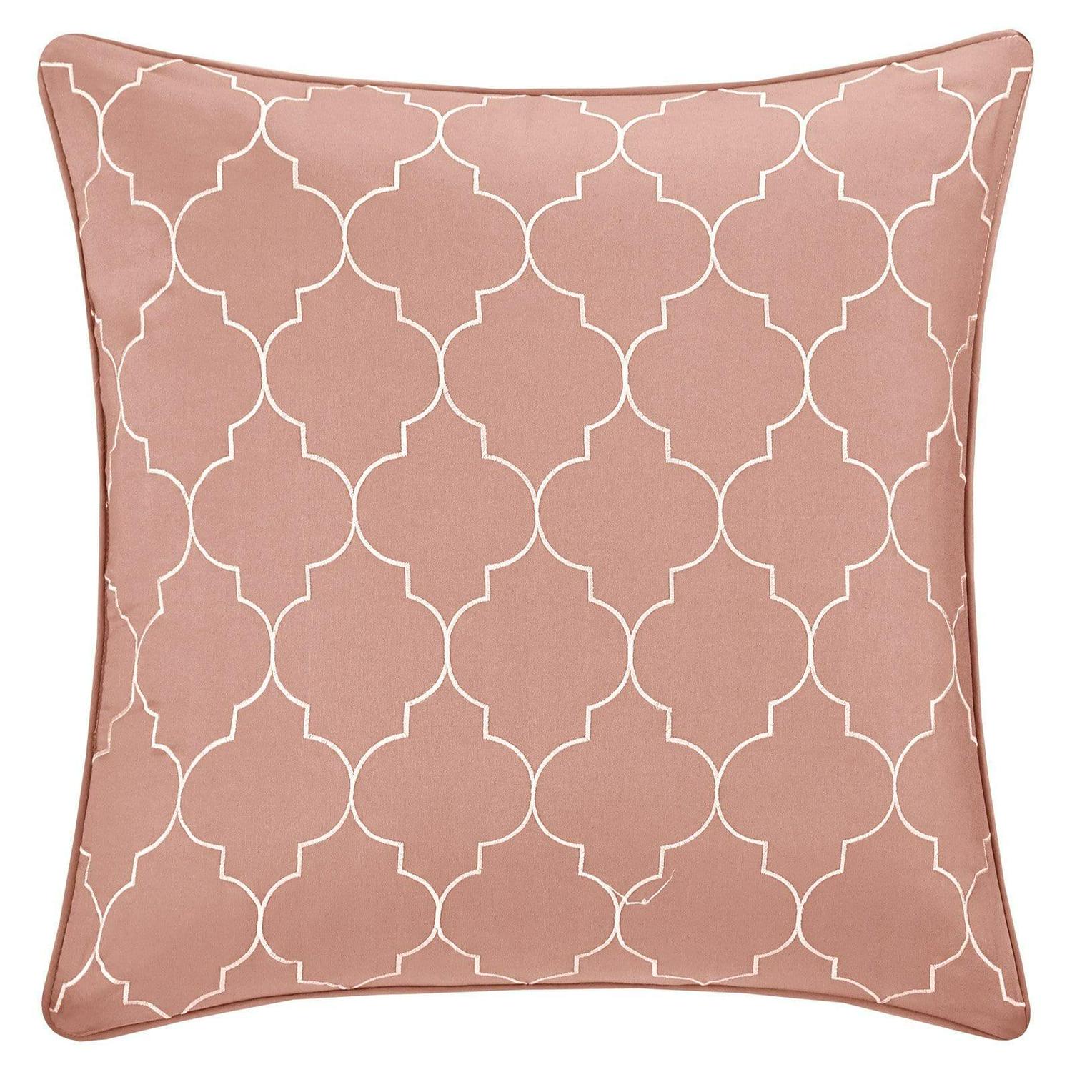 Mykonos 20 Piece Comforter Set Embossed Bedding - Sheets Window Treatments Decorative Pillows Shams Bed Skirt Included - Image 5