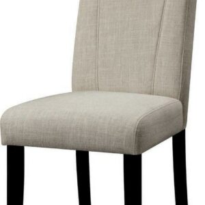 Coaster Nagel Upholstered Dining Chair in Beige and Brown