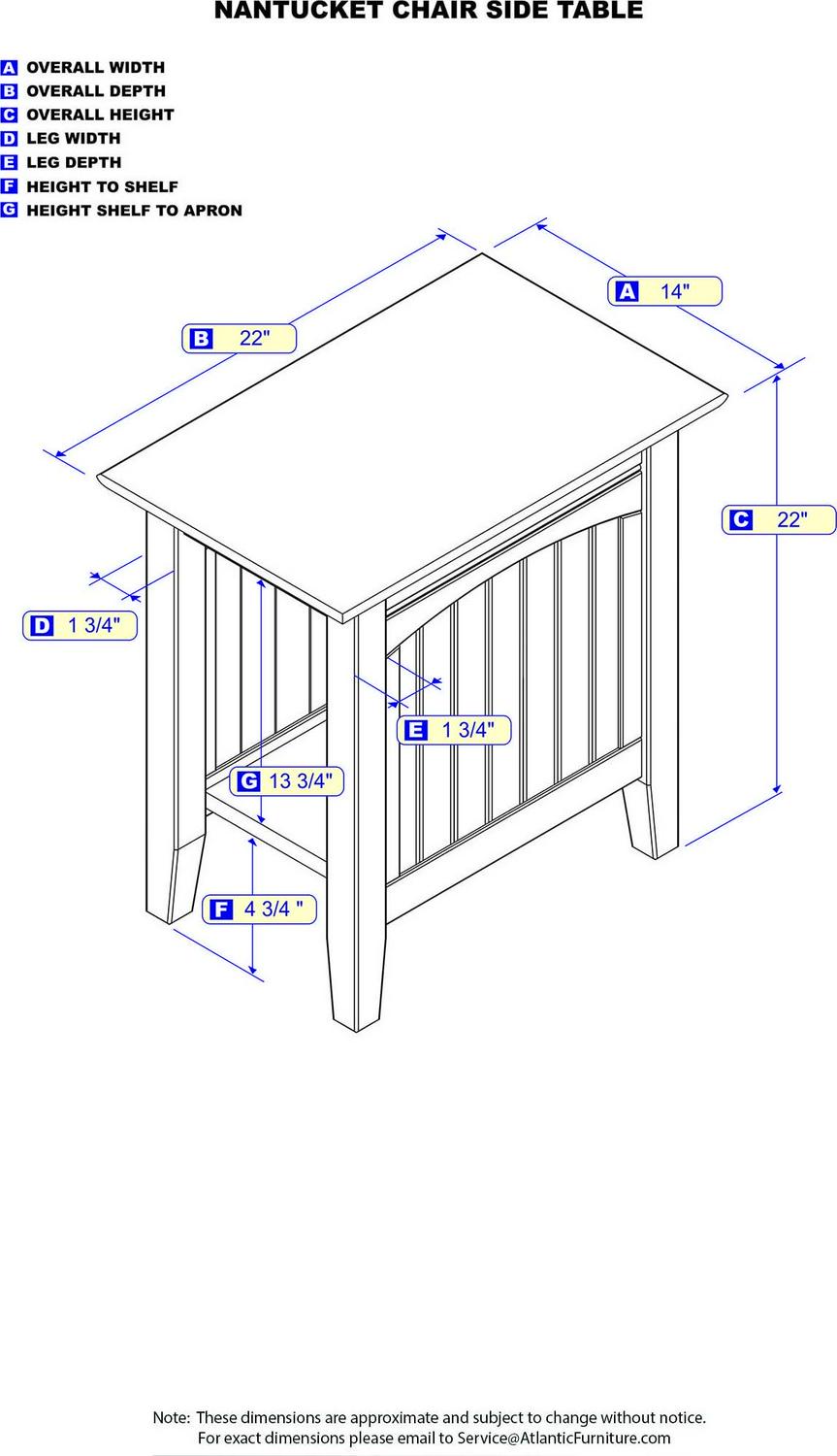 AFI Charlotte Indoor Farmhouse Shelves Wood End Table, Multiple Colors - Image 2