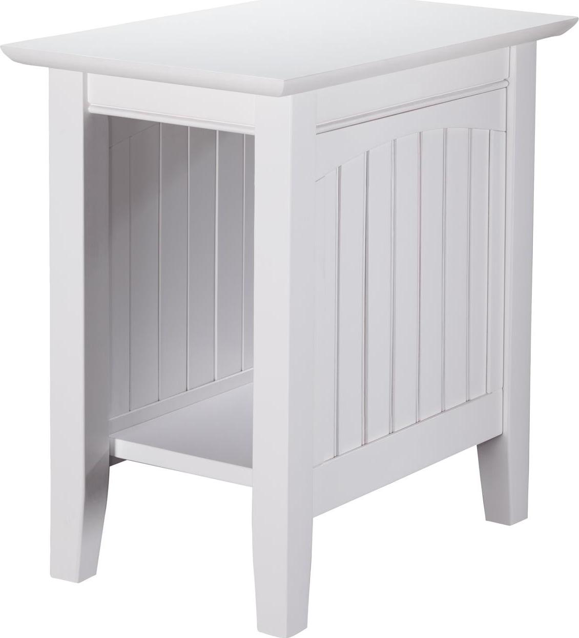 AFI Charlotte Indoor Farmhouse Shelves Wood End Table, Multiple Colors - Image 4