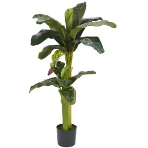 Nearly Natural 5' + 3' Banana Artificial Tree with Bananas