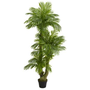 Nearly Natural 5' Triple Phoenix Palm Artificial Tree