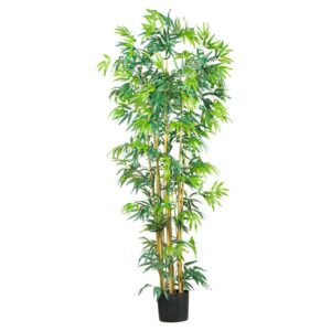 Nearly Natural 6' Multi Bambusa Bamboo Silk Tree - Green