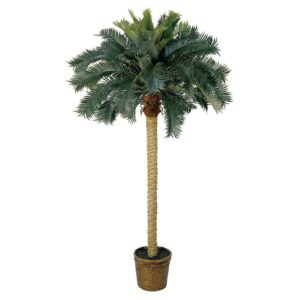 Nearly Natural 6ft. Sago Palm Artificial Tree, Green