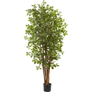 Nearly Natural 6ft. Black Olive Artificial Tree