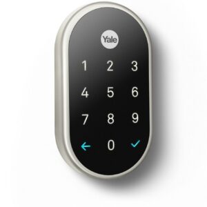 Nest x Yale Lock (Satin Nickel) with Nest Connect
